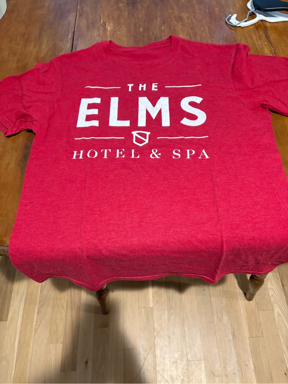 Hotel & Spa Red Crew Neck T-Shirt